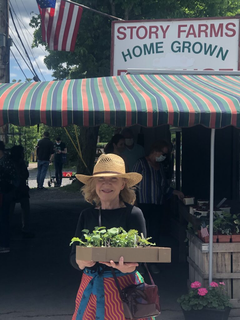 ACE Director Maureen Sager at Story Farms