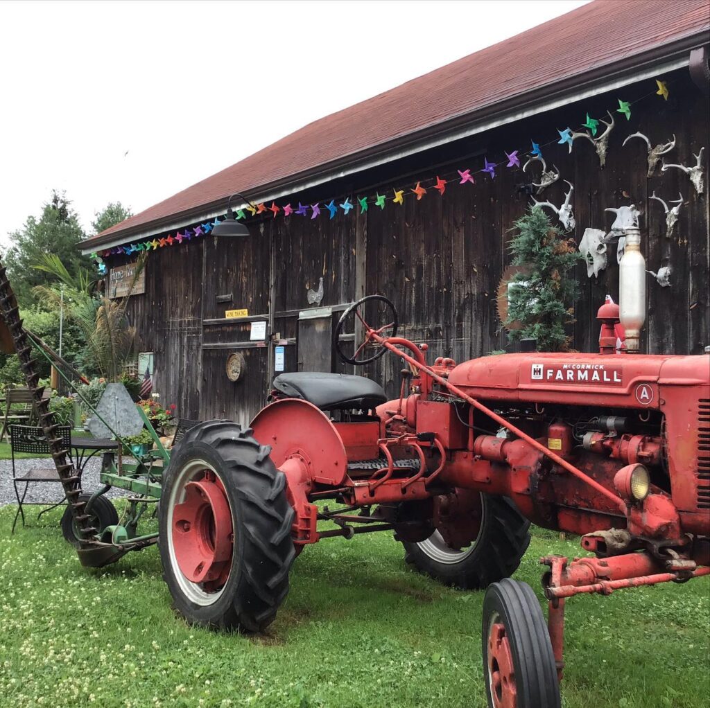 Home Range Winery tractor