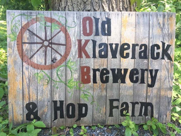 Old Klaverack Brewery sign